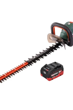 Haute Qualité Metabo HS 18 LTX BL 65 Taille-haie sans fil 18 V 60 cm brushless + 1x Batterie 8,0 Ah - sans chargeur