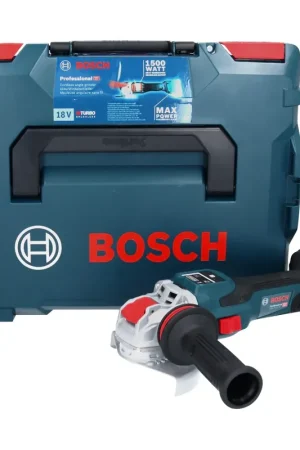 Bosch GWX 18V-15 SC Meuleuse d'angle sans fil professionnelle 18 V (06019H6500) 125 mm BITURBO X-LOCK + L-BOXX - sans batterie, sans chargeur Affaire À Saisir