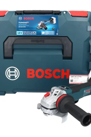 Bosch GWS 18V-10 PSC Meuleuse d'angle sans fil Professional 18 V 125 mm (06019G3F0B) brushless + L-Boxx - sans batterie, sans chargeur Paiement Sécurisé