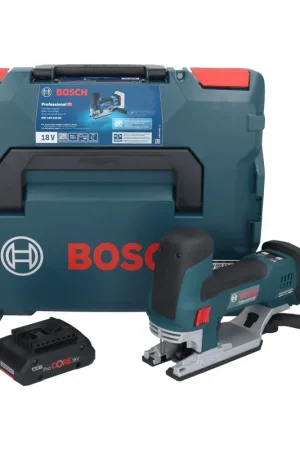 Super Prix Bosch GST 18V-155 SC Professional Scie sauteuse sans fil 18 V + 1x batterie ProCORE 4,0 Ah + L-Boxx - sans chargeur