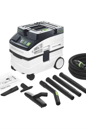 Festool CT 15 E-Set CLEANTEC aspirateur mobile 15 l + kit de nettoyage ( 577415 ) - Successeur de 575988 Pas Cher