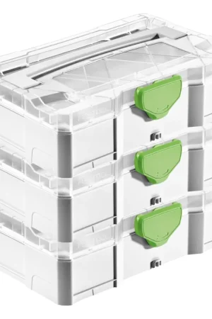 Populaire Festool T-LOC SYS MINI 1 TL TRA MINI Systainer Coffret pour petites pièces avec couvercle transparent pour SYS-MINI 1 et 3 TL 3pcs. (3x 203813)