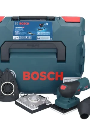 Offre Spéciale Bosch GSS 12V-13 Professional Ponceuse vibrante sans fil 12 V + L-BOXX ( 06019L0001 ) - sans batterie, sans chargeur