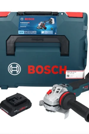 Bosch GWS 18V-10 SC Meuleuse angulaire sans fil 18 V 125 mm Brushless + 1x batterie ProCORE 4,0 Ah + L-Boxx - sans chargeur Bon Marché