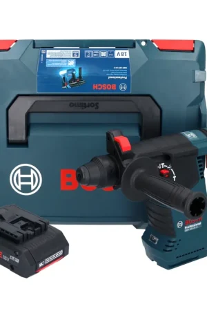 Top Vente Bosch GBH 18V-24 C Professional Marteau perforateur sans fil 18 V 2,4 J Brushless SDS plus + 1x batterie ProCORE 4,0 Ah + L-BOXX - sans chargeur