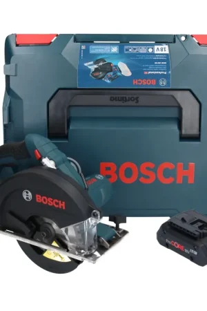 Bosch GKM 18V-50 Professional Scie circulaire portative sans fil métal 18 V 136 mm Brushless + 1x batterie ProCORE 4,0 Ah + L-Boxx - sans chargeur Achetez Aujourd'hui