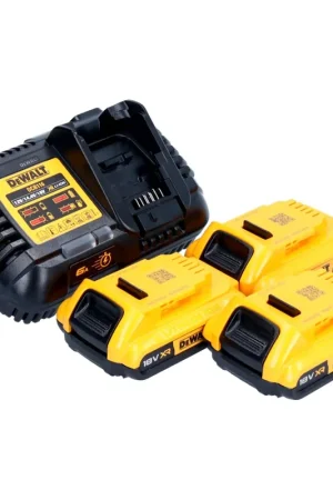 Kit de démarrage sans fil 18 V DeWalt 3x DCB 183 batterie 2,0 Ah + DCB 116 XR chargeur rapide Vente Flash