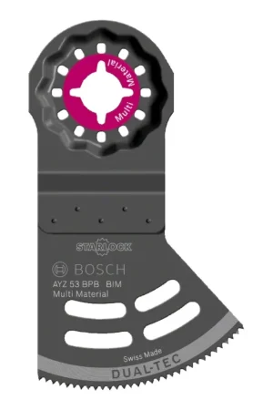Authentique Bosch AYZ 53 BPB Dual Tec Lame de scie BIM 53 x 40 mm Starlock ( 2608664205 )