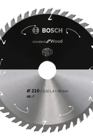 Lame de scie circulaire Standard for Wood Bosch Professional 210 x 30 x 1,7 mm 48 dents ( 2608837714 ) Prix Réduit