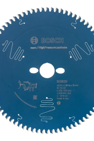 Bosch Expert for High Pressure Laminate Lame de scie circulaire 254 x 30 x 2,8 mm 80 dents (2608644360) Acheter En Ligne