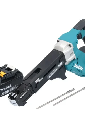 Petit Prix Makita DFR551M1 Visseuse automatique sans fil 25-55mm Brushless 18V + 1x Batterie 4,0Ah - sans chargeur