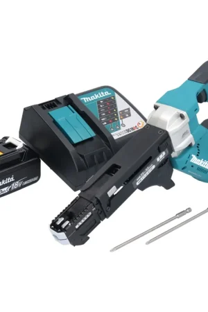 Makita DFR551RT1 Visseuse automatique sans fil 25-55mm Brushless 18V + 1x Batterie 5,0Ah + Chargeur Super Prix