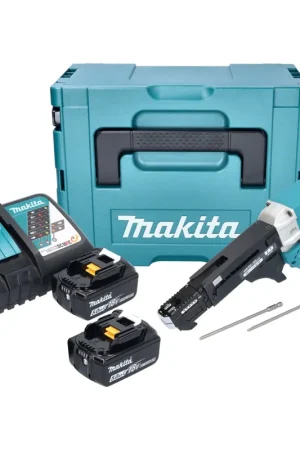Vente Directe Makita DFR551RTJ Visseuse automatique sans fil 25-55mm Brushless 18V + 2x Batteries 5,0Ah + Chargeur + Coffret Makpac