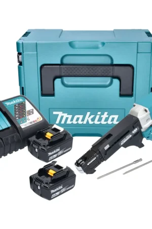 Makita DFR551RGJ Visseuse automatique sans fil 25 - 55mm 18V Brushless + 2x Batteries 6,0Ah + Chargeur + Coffret Makpac Produit De Marque