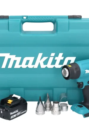 Makita DHG181F1K Décapeur thermique sans fil 150 - 550°C 18V + 1x Batterie 3,0Ah + Coffret - sans chargeur Quantité Limitée
