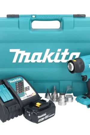 Makita DHG181RF1K Décapeur thermique sans fil 150 - 550°C 18V + 1x Batterie 3,0Ah + Chargeur + Coffret Super Prix
