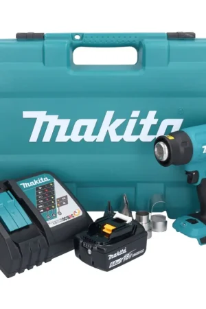 Achat Immédiat Makita DHG181RG1K Décapeur thermique sans fil 150 - 550°C 18V + 1x Batterie 6,0Ah + Chargeur + Coffret