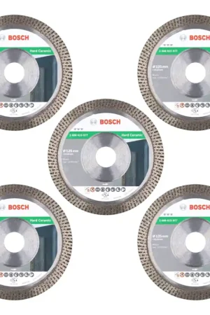 Bosch Best for Hard Ceramic Disque à tronçonner diamanté 125 x 22,23mm, 5pcs. (5x 2608615077) Authentique
