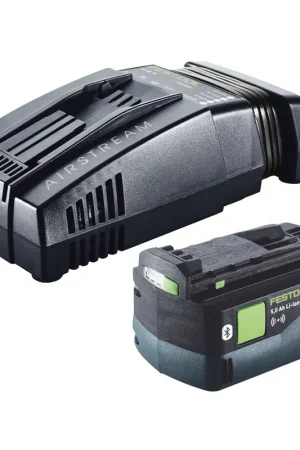 Festool Set Énergie : 1x Batterie BP 18 Li 5,0 ASI EU 5,0Ah 18V + Chargeur SCA 16 10,8V-18V (577660) (576953) Authentique