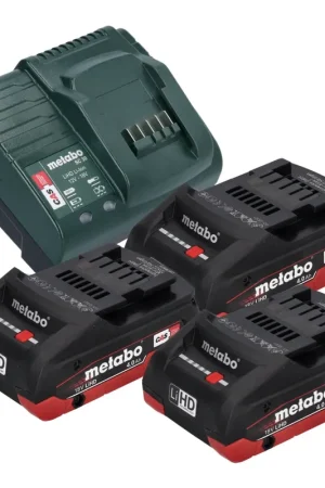 Réduction Metabo Basic Set 3x LiHD battery pack 18 V 4,0 Ah ( 3x 625367000 ) + Metabo SC 30 chargeur 12 - 18 V ( 316067840 )
