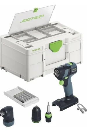 Festool TXS 18-Basic-Set Perceuse-visseuse sans fil 40Nm Brushless 18V + Systainer - sans batterie, sans chargeur (577335) Satisfait Ou Remboursé