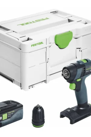 Vente Flash Festool TXS 18-Basic Perceuse-visseuse sans fil 18 V 40 Nm Brushless + 1x batterie 5,0 Ah + Systainer - sans chargeur