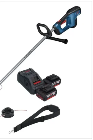 Achat Immédiat Bosch GFR 18V-23 Professional Débroussailleuse sans fil 18 V 230 mm Brushless + 2x batterie 5,0 Ah + chargeur