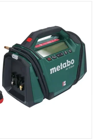 Paiement Sécurisé Metabo AK 18 Multi Compresseur sans fil 18 V 11 bar + 1x batterie 4,0 Ah - sans chargeur