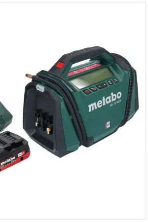 Petit Prix Metabo AK 18 Compresseur à batterie multiple 18 V 11 bar + 1x batterie 4,0 Ah + chargeur