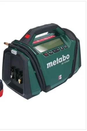 Dernière Chance Metabo AK 18 Multi Compresseur sans fil 18 V 11 bar + 1x batterie 5,5 Ah - sans chargeur
