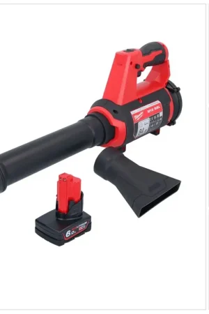 Vente Flash Milwaukee M12 BBL-601 Souffleur sans fil 12 V + 1x batterie 6,0 Ah - sans chargeur