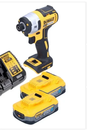 Vente Flash DeWalt DCF 887 H2 Clé à choc sans fil 18 V 205 Nm 1/4" Brushless + 2x batterie Powerstack 5,0 Ah + chargeur