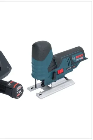 Promotion Saisonnière Bosch GST 12V-70 Professional Scie sauteuse sans fil 12 V 70 mm + 2x batterie 3,0 Ah + chargeur