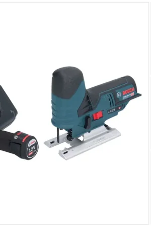 Satisfait Ou Remboursé Bosch GST 12V-70 Professional Scie sauteuse sans fil 12 V 70 mm + 1x batterie 2,0 Ah + chargeur