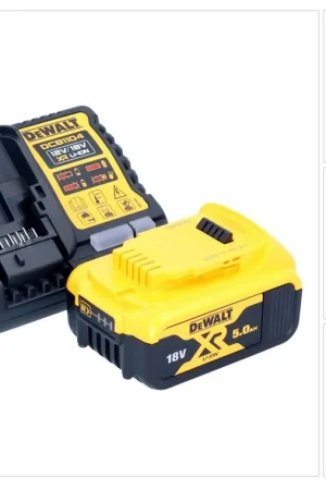Prix Cassé DeWalt DCB 1104 P1 Kit de démarrage sans fil 12 V / 18 V 1x batterie 5,0 Ah + chargeur DCB 1104