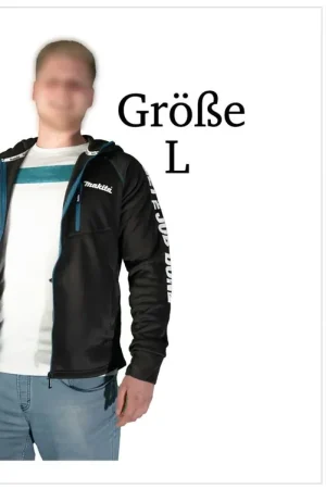 Bon Marché Veste Makita Polar Tec Hoodie L avec capuche Travail et loisirs ( 98P214-L ) 100 % polyester