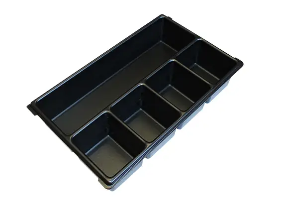 BS Systems bacs pour petites pièces 5 bacs XLB ( 6100000148 ) Top Vente