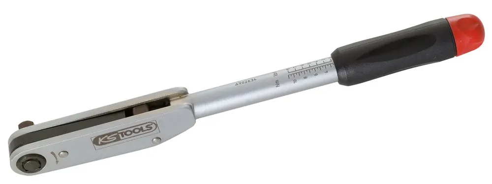 Top Vente KS TOOLS 1/2' Clés dynamometriques à déclenchement court avec carré traversant, 25-150 Nm ( 516.3530 )