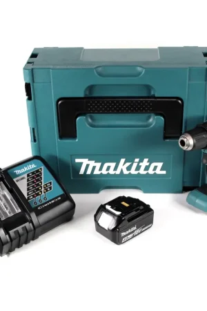 Petit Prix Makita DDF 459 RM1J 18 V Li-Ion Perceuse visseuse sans fil + Coffret Makpac + 1 x Batterie 4,0 Ah + Chargeur