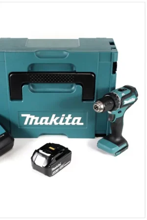 Makita DDF 485 RM1J 18 V Li-Ion Perceuse visseuse sans fil Brushless 13 mm + Coffret MakPac + 1 x Batterie 4,0 Ah + Chargeur Must-Have