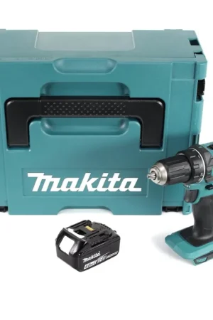 Makita DDF 482 M1J Perceuse-visseuse sans fil 18 V 62 Nm + 1x batterie 4,0 Ah + Makpac - sans chargeur Paiement Sécurisé