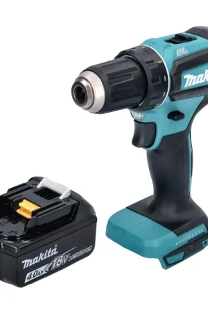 Makita DDF 485 M1 Perceuse-visseuse sans fil 18 V 50 Nm Brushless + 1x batterie 4,0 Ah - sans chargeur Quantité Limitée