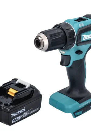 Makita DDF 485 G1 Perceuse-visseuse sans fil 18 V 50 Nm brushless + 1x Batterie 6,0 Ah - sans chargeur Solde