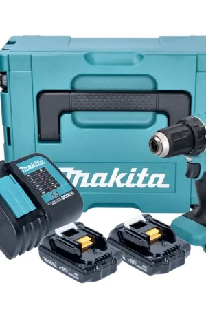 Makita DDF 485 SYJ perceuse/visseuse sans fil 18 V 50 Nm Brushless + 2x batterie 1,5 Ah + chargeur + Makpac Expédition Rapide