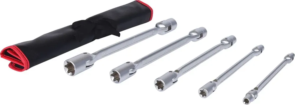 Prix Bas KS TOOLS Clés à douilles articulées Torx E Satz, 5 pcs ( 517.0340 )