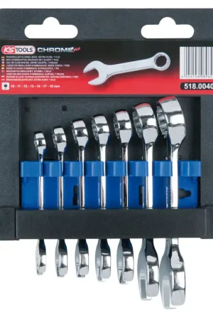 KS TOOLS Jeu de clés mixtes courtes CHROMEplus, 7 pcs ( 518.0040 ) Acheter Direct