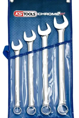 KS TOOLS Jeu de clés mixtes inclinées CHROMEplus, 4 pcs ( 518.0644 ) Achat Immédiat