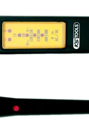 KS TOOLS Détecteur de tension universel avec revêtement isolant 12 - 500 V ( 550.1502 ) Authentique