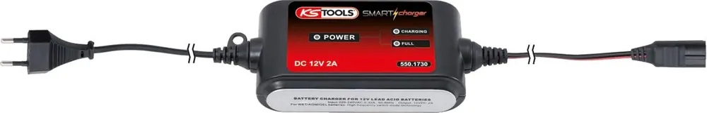 KS TOOLS Chargeur de batteries haute fréquence SMARTcharger 12V - 2A ( 550.1730 ) Affaire À Saisir