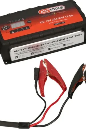 Offre Exclusive KS TOOLS Chargeur de batteries haute fréquence SMARTcharger 12V + 24V, 25A/12.5A ( 550.1745 )